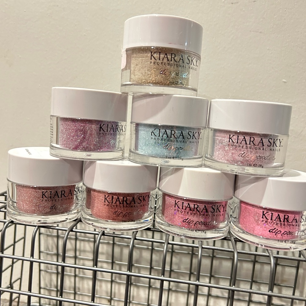 Kiara sky sparkle dip powder 1oz jars